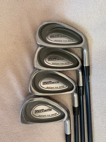 Men's Diawa Ballistic Right Handed Iron Set Regular Flex Graphite Shaft (Used)