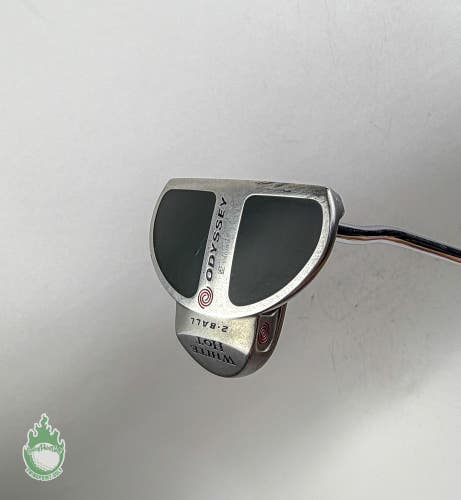 Used Right Handed Odyssey White Hot 2-Ball 35" Putter Steel Golf Club