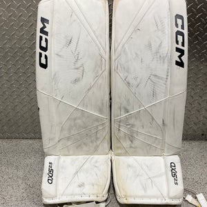 Used Intermediate CCM Axis 2.5 Goalie Leg Pads 30"+1