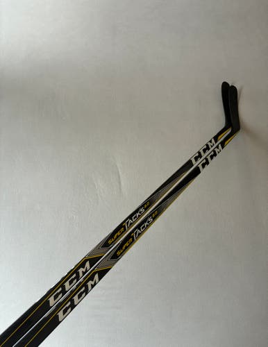 *2 Pack* of New 75 Flex P80 Senior CCM Super Tacks 2.0 Left Hand Pro Stock Hockey Sticks