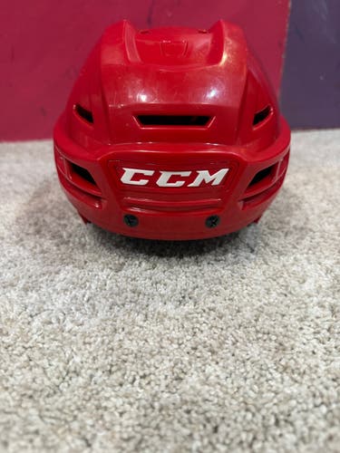 Medium Red CCM Resistance Helmet Pro Stock (Used)
