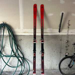 Atomic Redster SG FIS 207 cm Racing Skis With Bindings Max Din 18 (Used)