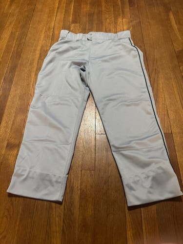 Gray Men's Large Adult Rawlings Game Pants (Used)