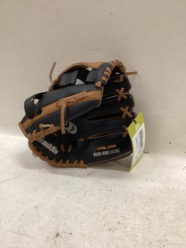 Used Franklin 4809-9.5 BB/SB Glove T-ball Brown And Black 9 1/2" 11725-S000503747
