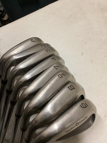 Used Taylormade SUPER STEEL BURNER Mens Iron Set LH 3I-PW 11725-S000503861