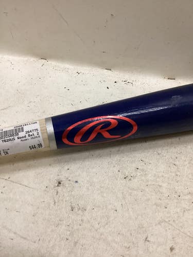 Used Rawlings Y62AUS BB/SB Wood Bat Navy Blue 27" 11725-S000503974