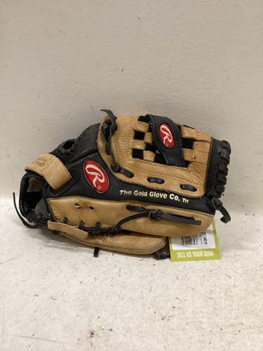 Used Rawlings SC105BGB BB/SB Glove T-ball Black And Grey 10 1/2" 11725-S000504029