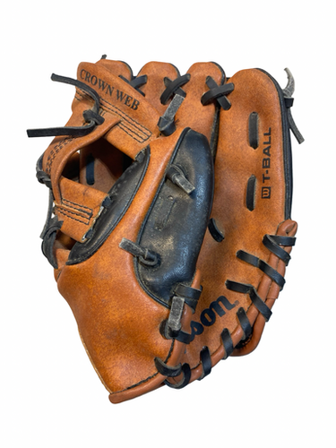 Used Wilson A0300 BB/SB Glove T-ball Brown 9" 11706-S000379712