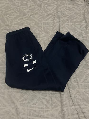 Penn State Nike Dri Fit Track Pants Adult Large Navy