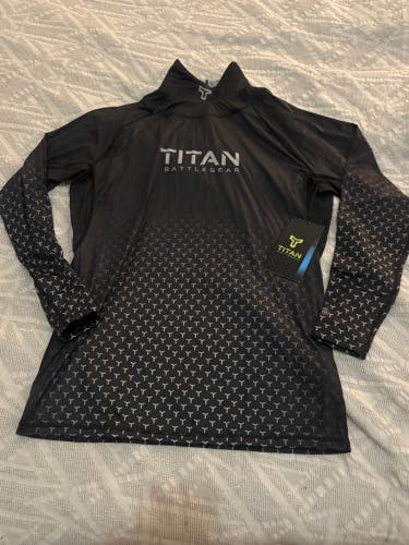 Titan Battlegear Hockey Cut Resistant Long Sleeve Base Layer Shirt Adult Large New