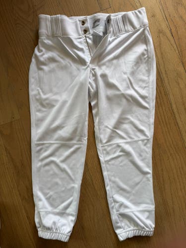 White Women's Medium Adult Champro Game Pants (Used)