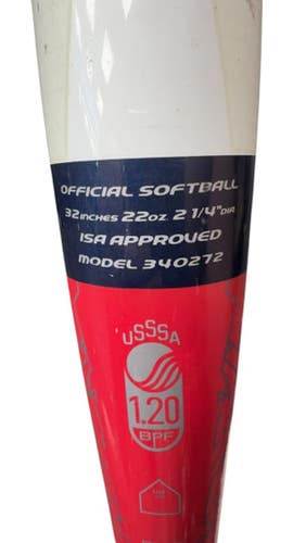 Used Mizuno WHITEOUT FASTPITCH BB/SB USSSA 2 1/4 Bat 32" 11863-S000026227