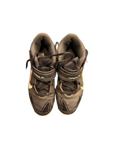 Used Nike TROUT BB/SB Cleats Black Junior 04 11863-S000026189