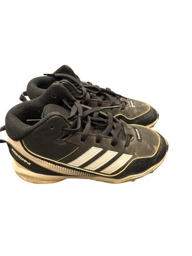 Used Adidas Jr FB Cleats Black Junior 01 11863-S000026050