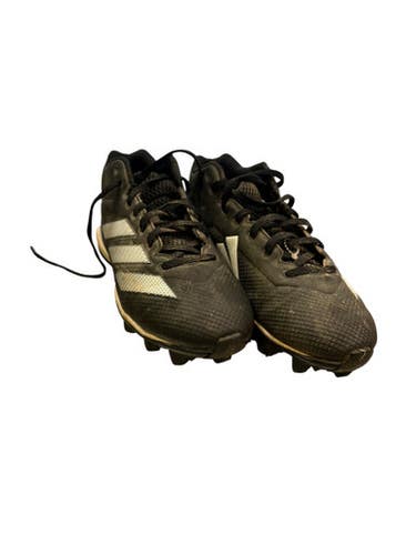 Used Adidas ADIZERO BLACK BB/SB Cleats Black Junior 05 11863-S000025974
