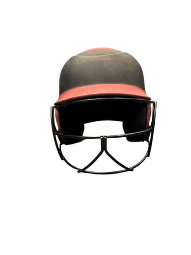 Used BoomBah BLACK AND MAROON Batting Helmet w/Mask Black MD 11863-S000025957