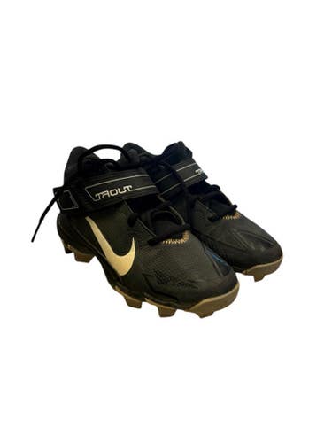 Used Nike MIKE TROUT BB/SB Cleats Black Junior 02.5 11863-S000025909