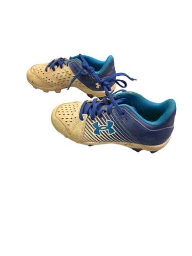 Used Under Armour LEADOFF BB/SB Cleats Royal Blue Junior 04.5 11863-S000026498