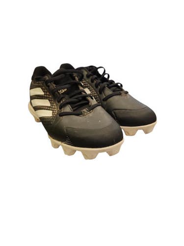 Used Adidas ADIZERO BLACK BB/SB Cleats Black Junior 04.5 11863-S000026418