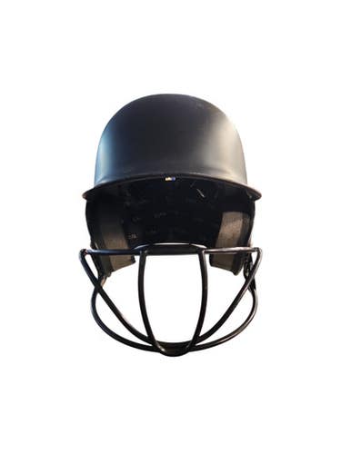 Used Adidas CLIMA LITE JR Batting Helmet w/Mask Black MD 11863-S000026328
