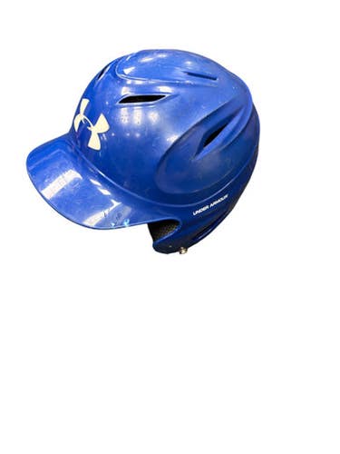 Used Under Armour BLUE HELMET Batting Helmet No Mask Navy Blue SM 11863-S000026305
