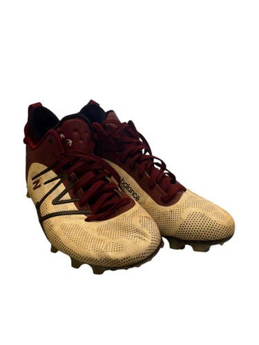 Used New Balance LAX Cleats Mens Red Senior 11 11863-S000025796