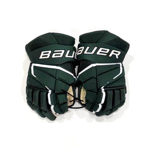 14" Bauer Vapor Hyperlite Pro Stock Gloves - Green/White