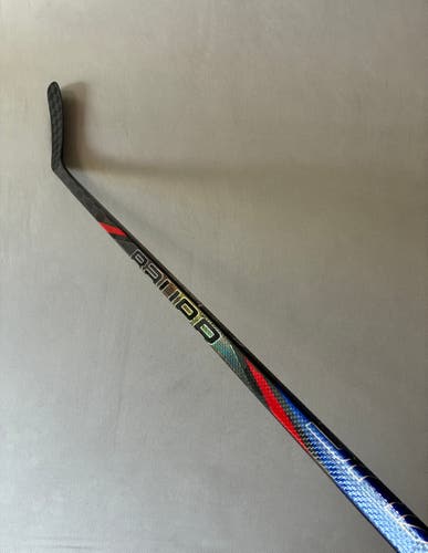 Used 65 Flex P88 Intermediate Bauer Nexus Tracer Right Hand Pro Stock Hockey Stick - Blue/Red