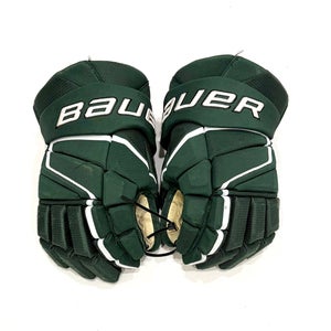 15" Bauer Vapor Hyperlite Pro Stock Gloves - Green/White