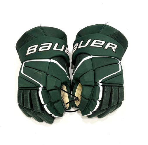 15" Bauer Vapor Hyperlite Pro Stock Gloves - Green/White