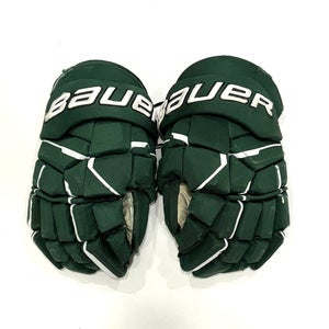 14" Bauer Supreme Mach Pro Stock Gloves - Green/White