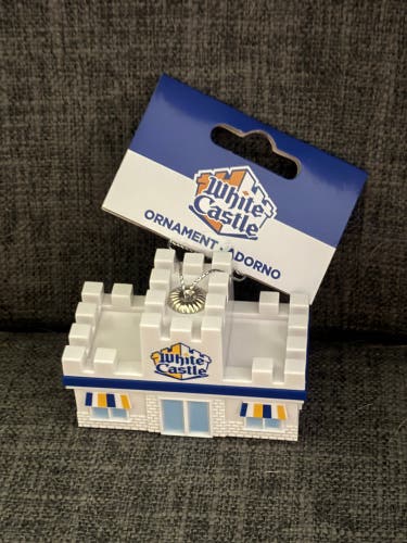 White Castle Christmas Ornament Brand New