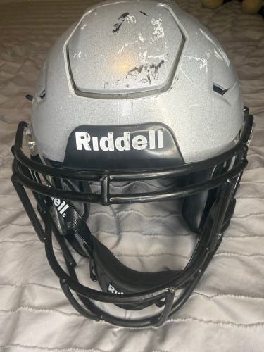 Silver Adult Small Riddell SpeedFlex Helmet (Used)