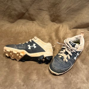 Black Kid's 1Y (Big Kids / Youth) Under Armour Leadoff low rm (Used)