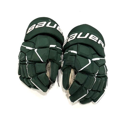 14" Bauer Supreme Mach Pro Stock Gloves - Green/White