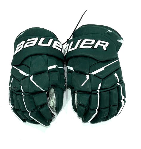 14" Bauer Supreme Mach Pro Stock Gloves - Green/White