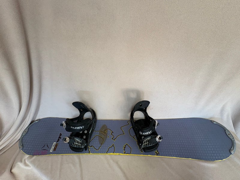 Unisex Atomic Aia Snowboard All Mountain With Bindings 155 cm (Used)