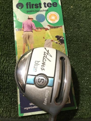 Adams Ladies Blue 5 Fairway Wood Aldila SlimTech 45g Graphite Shaft (40.75)