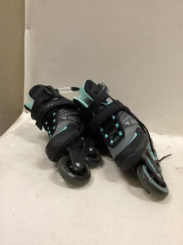 Used Rollerblade ZETRABLADE Senior Rec Fitness Skates Turquoise Senior 6 11725-S000501614