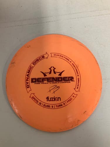 Used Dynamic Discs Defender Fuzion Disc Golf Drivers 11823-s000023951