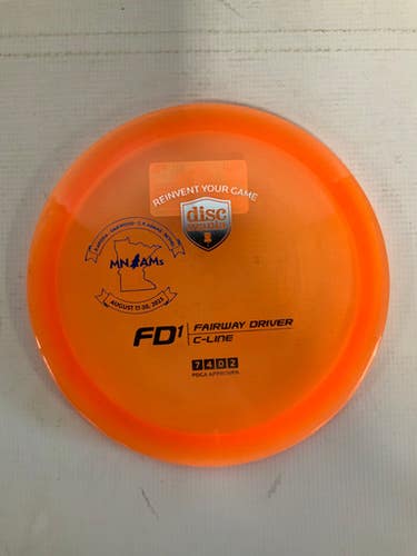 Used Discmania Fd1 C Line 174g Disc Golf Drivers 11823-s000025559