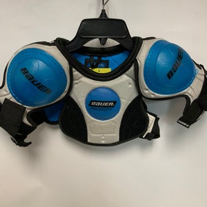 Used Bauer Protektron Youth Shoulder Pads Sm 11823-s000028128