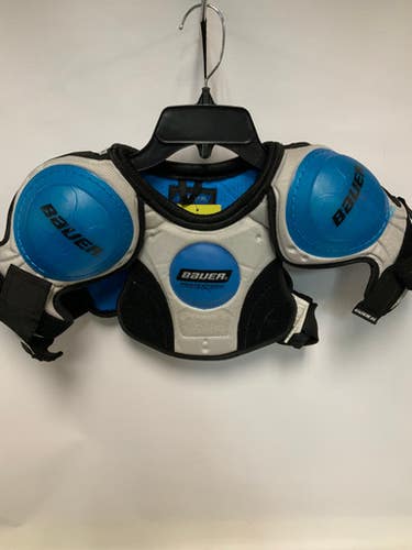 Used Bauer Protektron Youth Shoulder Pads Sm 11823-s000028128