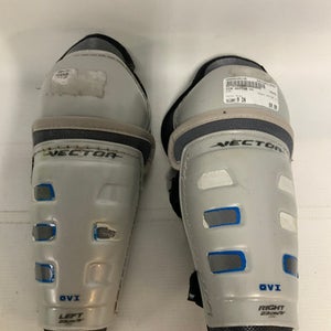 Used Ccm Vector Vi Junior Shin Guards Grey 9" 11823-s000028116