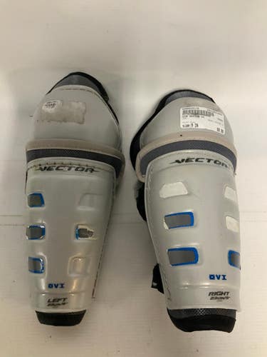 Used Ccm Vector Vi Junior Shin Guards Grey 9" 11823-s000028116
