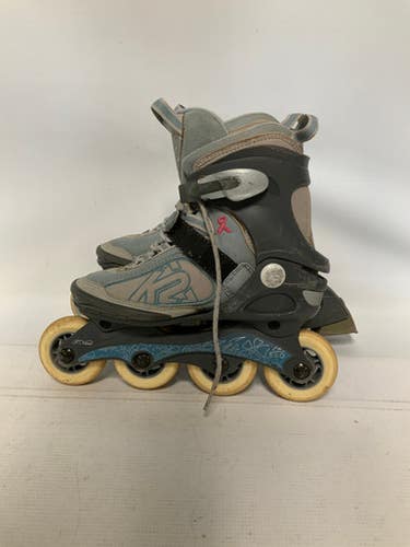 Used K2 Athena 2.1 Senior Rec Fitness Skates Grey Senior 6.5 11823-s000027338