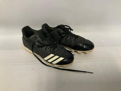 Used Adidas 3 Stripe Bb Sb Cleats Black Junior 05 11823-s000027266