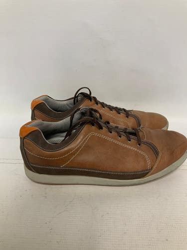 Used Foot Joy Contour Casual Mens Golf Shoes Brown Senior 12 11823-s000028618