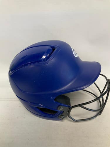 Used Easton Gametime Ii Batting Helmet W Mask Royal Blue Lg 11823-s000029360