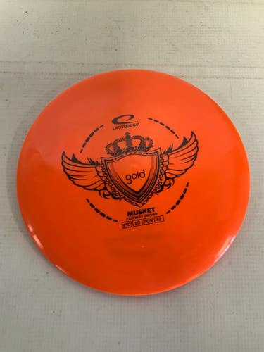 Used Latitude 64 Musket Gold Line Disc Golf Driver Orange 176g 11823-s000029720
